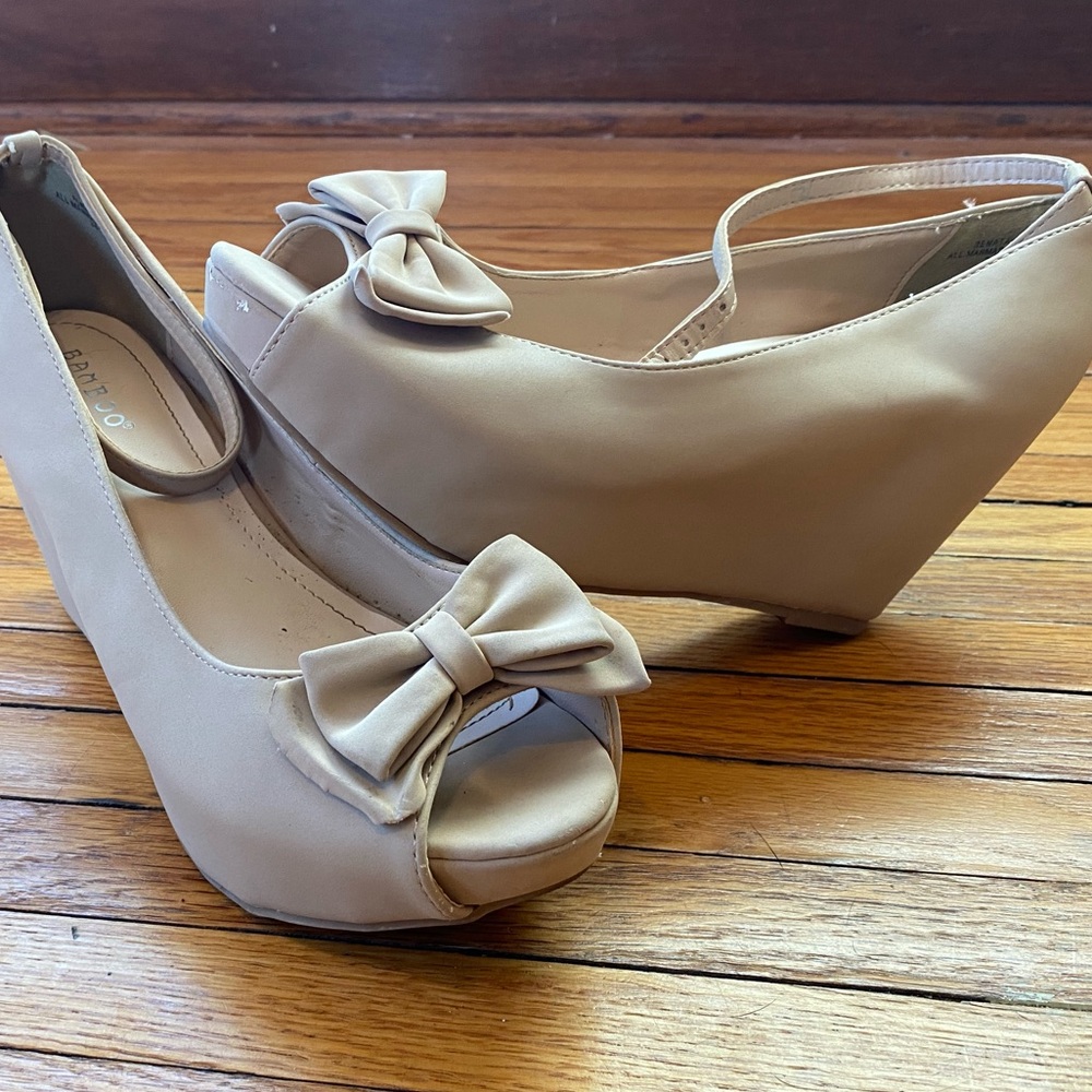 Bamboo Wedge High Heels